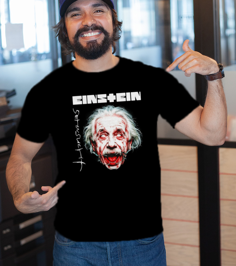 Eins+Ein Sehnsucht Albert Einstein Rammstein T-Shirt