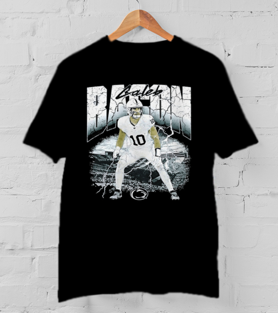 Caleb Bacon 10 Penn State Nittany Lions NCAA Football Player T-Shirt