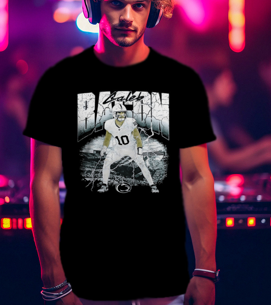 Caleb Bacon 10 Penn State Nittany Lions NCAA Football Player T-Shirt