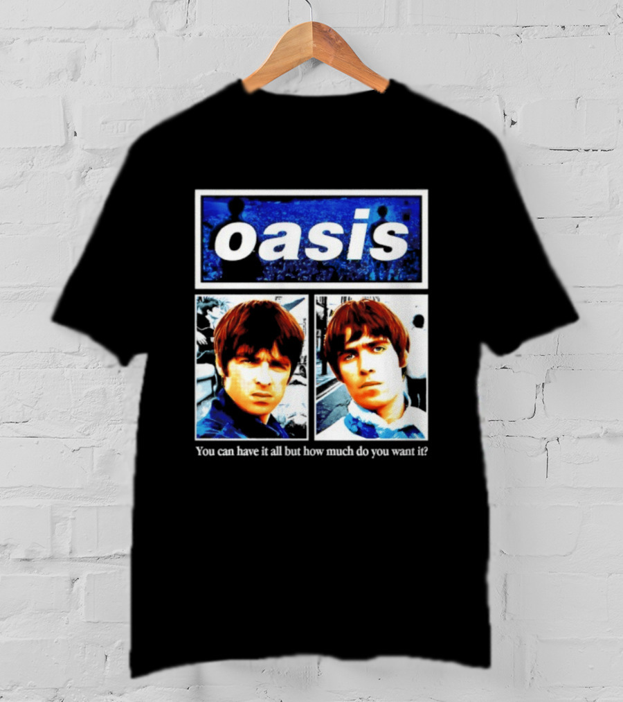 Oasis You Can Have It All But How Much Do You Want It Music Band T-Shirt
