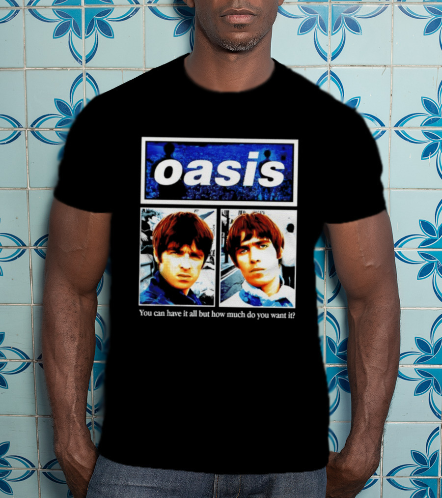 Oasis You Can Have It All But How Much Do You Want It Music Band T-Shirt