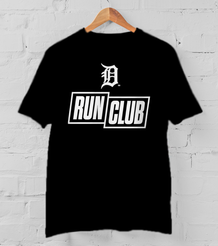 Detroit Tigers D Logo Run Club 2026 T-Shirt