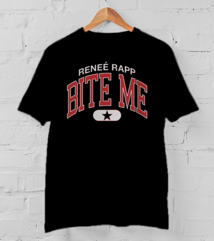 Renee Rapp Bite Me Black Star T-Shirt