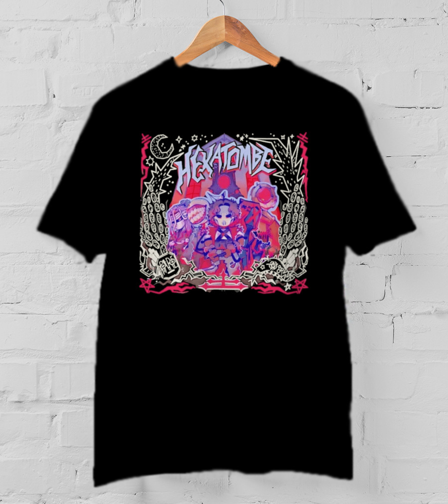 Hexatombe Paranormal Ordem Anime Characters Celestial T-Shirt
