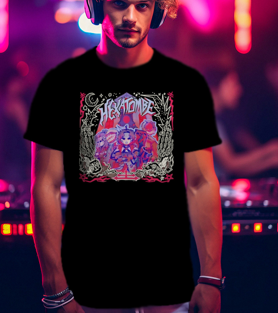 Hexatombe Paranormal Ordem Anime Characters Celestial T-Shirt