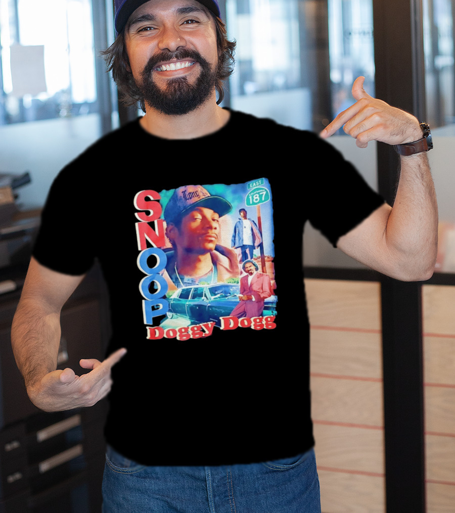 Snoop Doggy Dogg East California 187 Vintage Style Urban Fashion T-Shirt