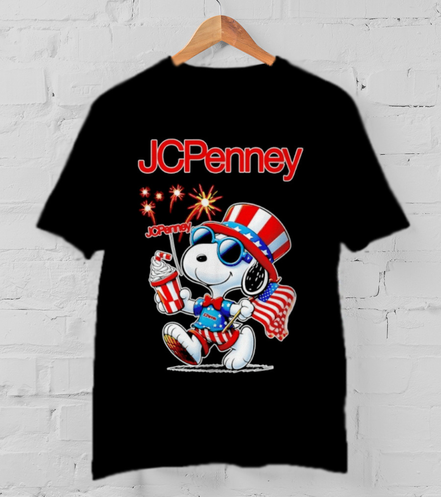 JCPenney Snoopy America 1776 2026 250th Anniversary Celebration T-Shirt