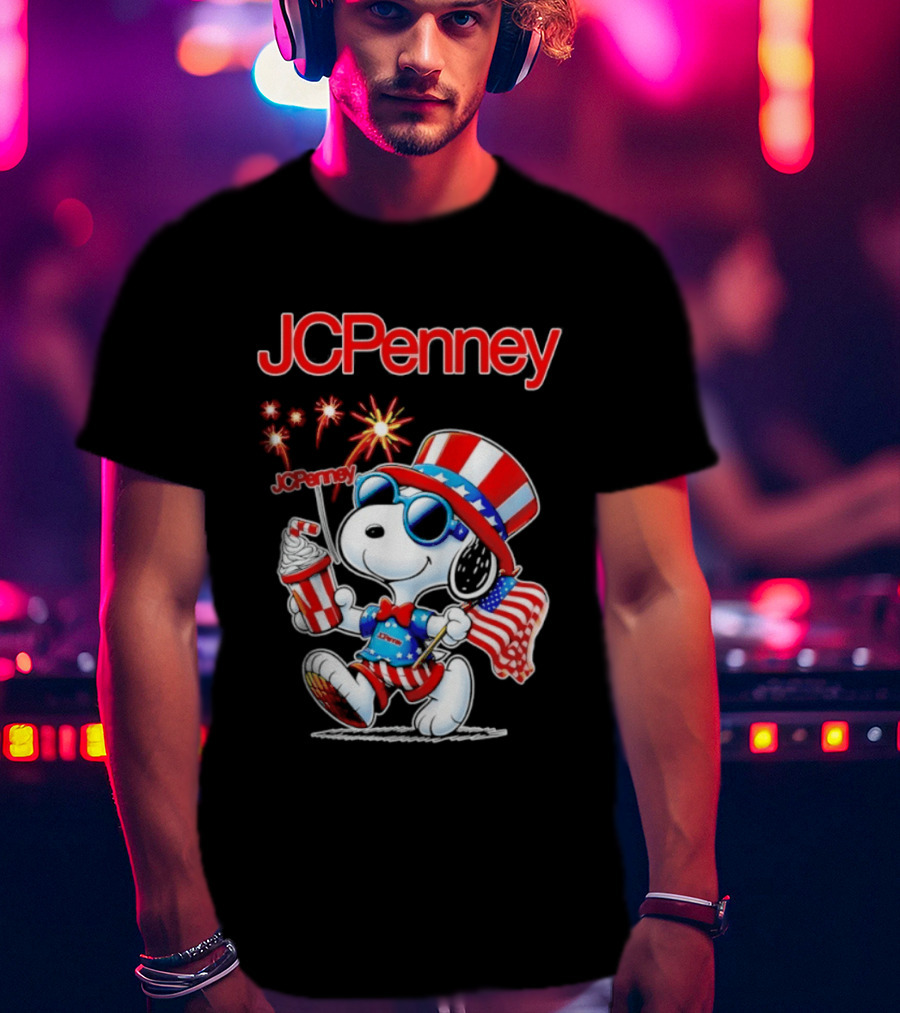 JCPenney Snoopy America 1776 2026 250th Anniversary Celebration T-Shirt