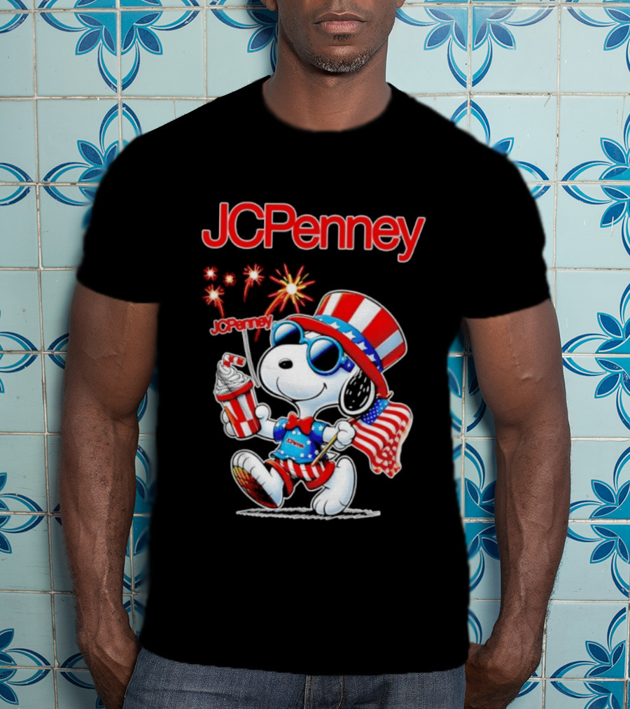 JCPenney Snoopy America 1776 2026 250th Anniversary Celebration T-Shirt