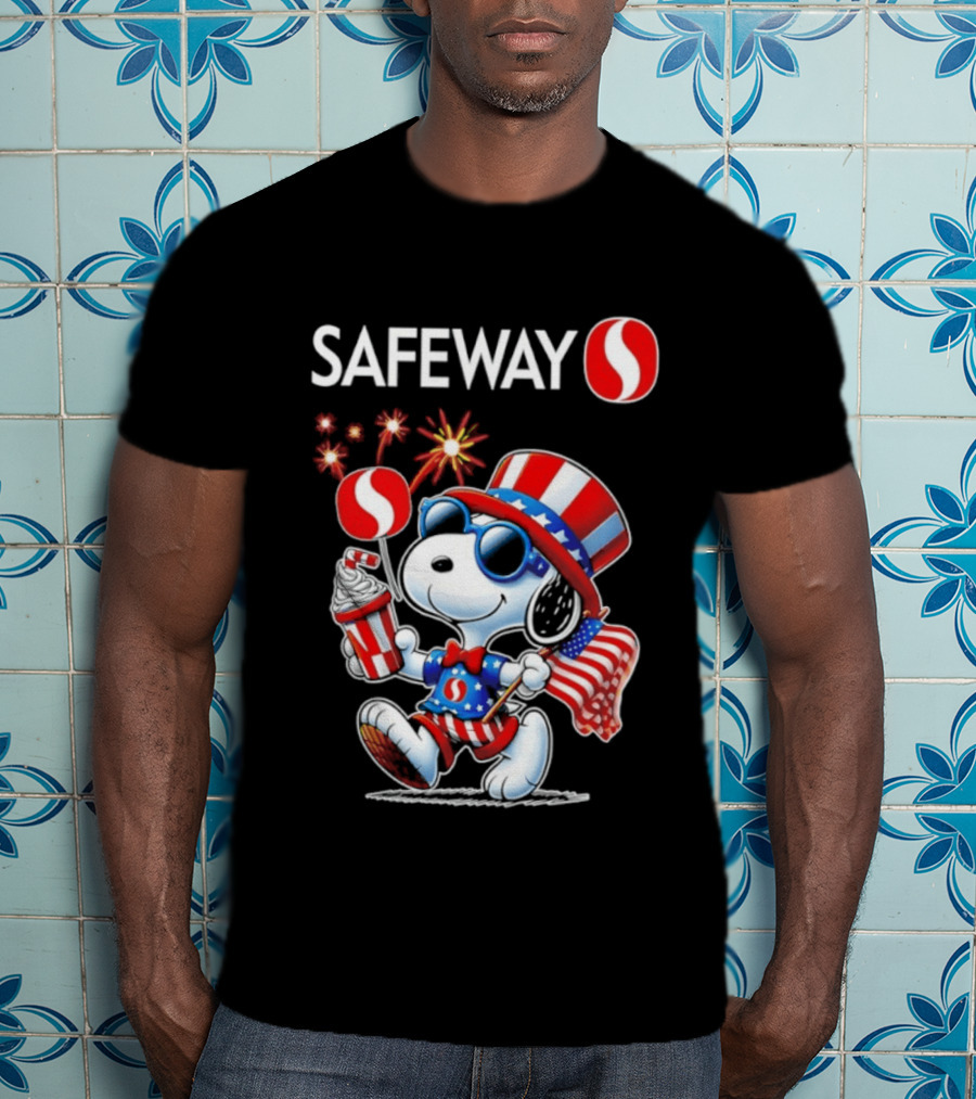 Snoopy Safeway 250th Anniversary 1776 2026 America Celebration T-Shirt
