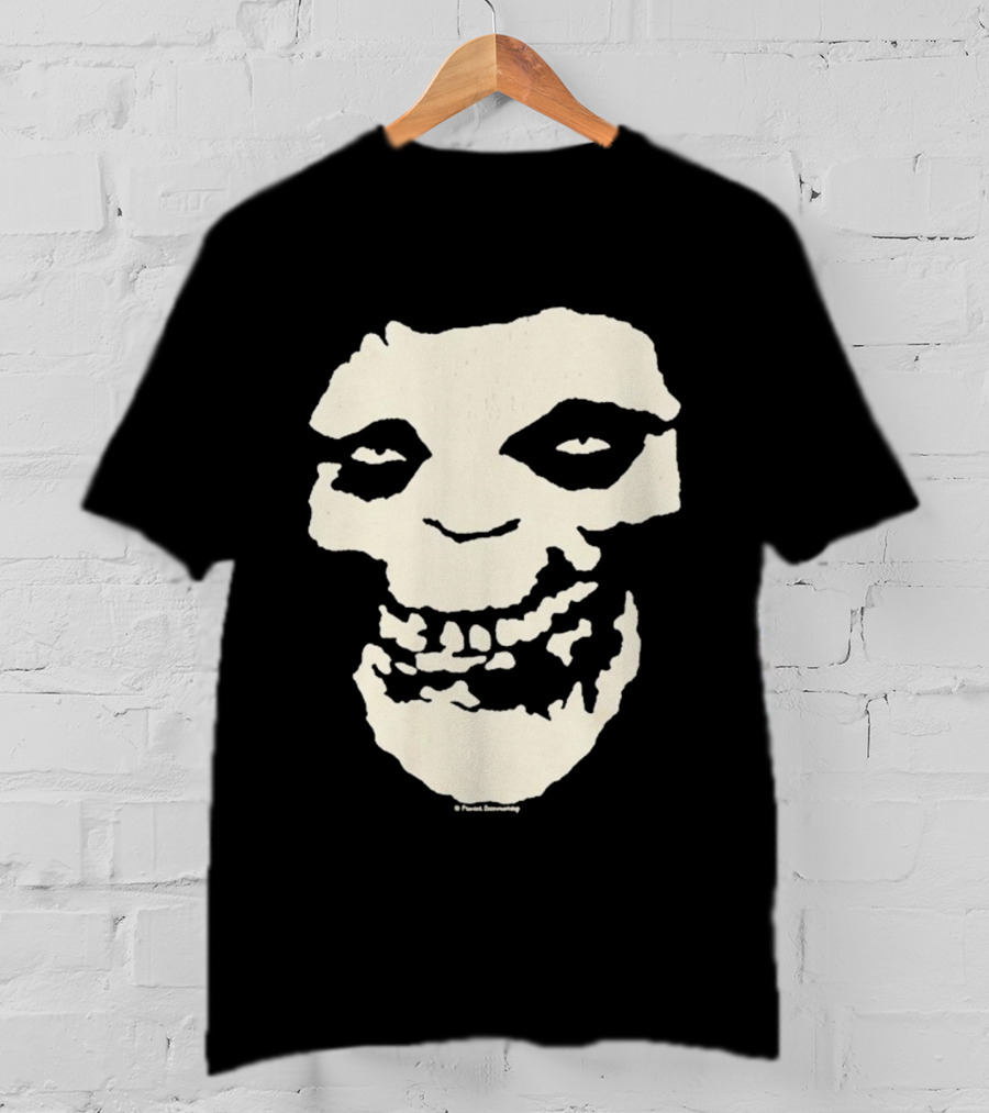 SUGA BTS Crimson Ghost Skull Misfits Collaboration T-Shirt