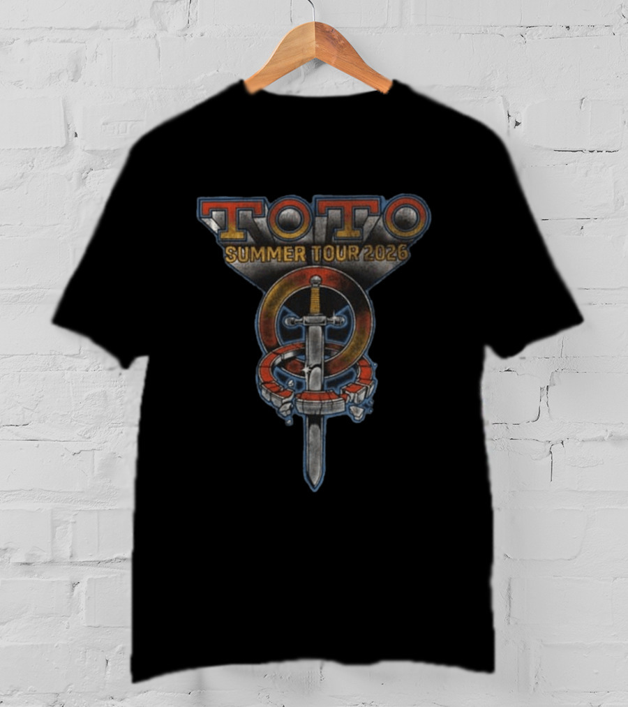 Toto Summer Tour 2026 Sword And Rings T-Shirt