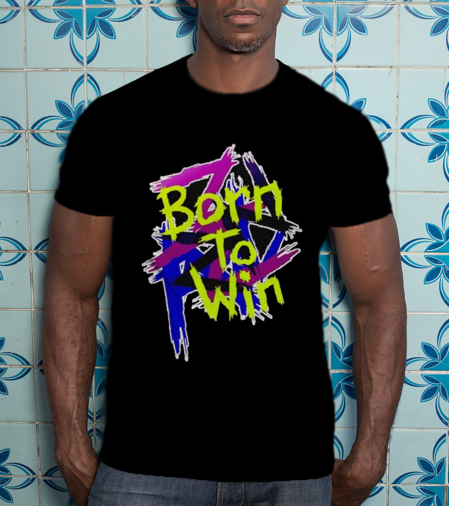 Born To Win Neon Graffiti Style Luke Littler T-Shirt