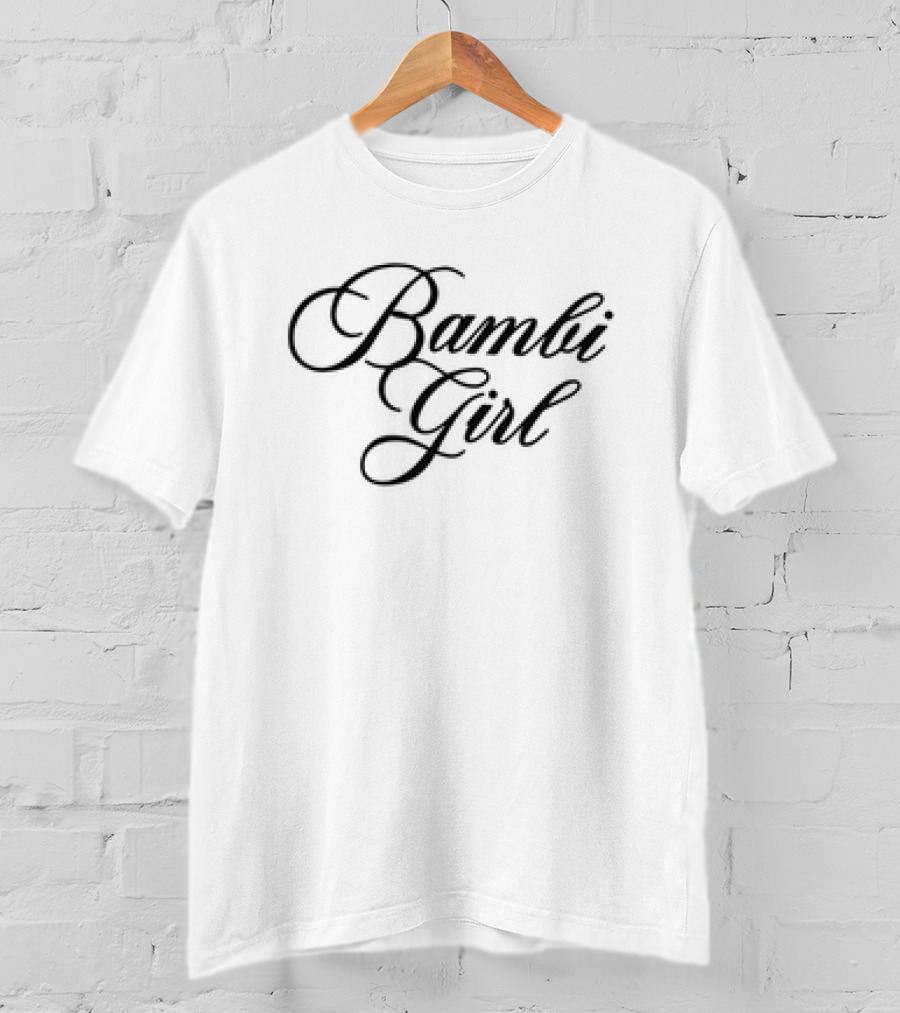 Bambi Girl Script T-Shirt