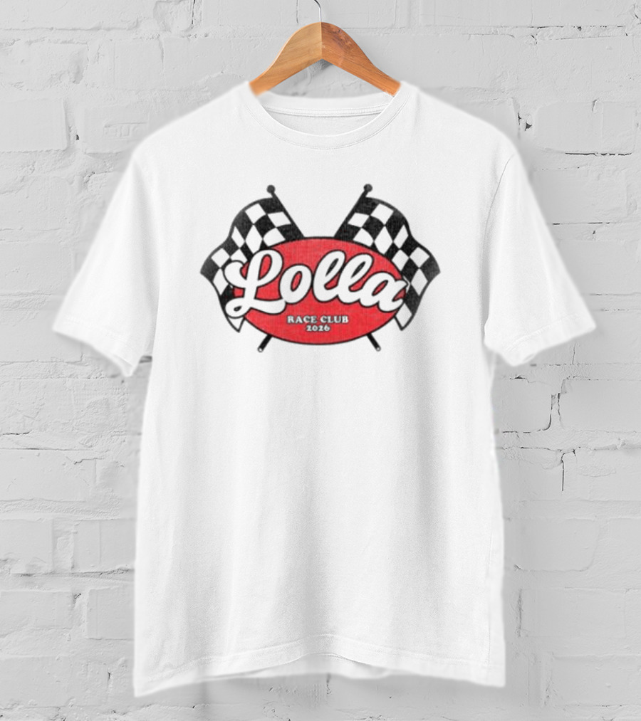 Lolla Racer Checkered Flags Tank T-Shirt
