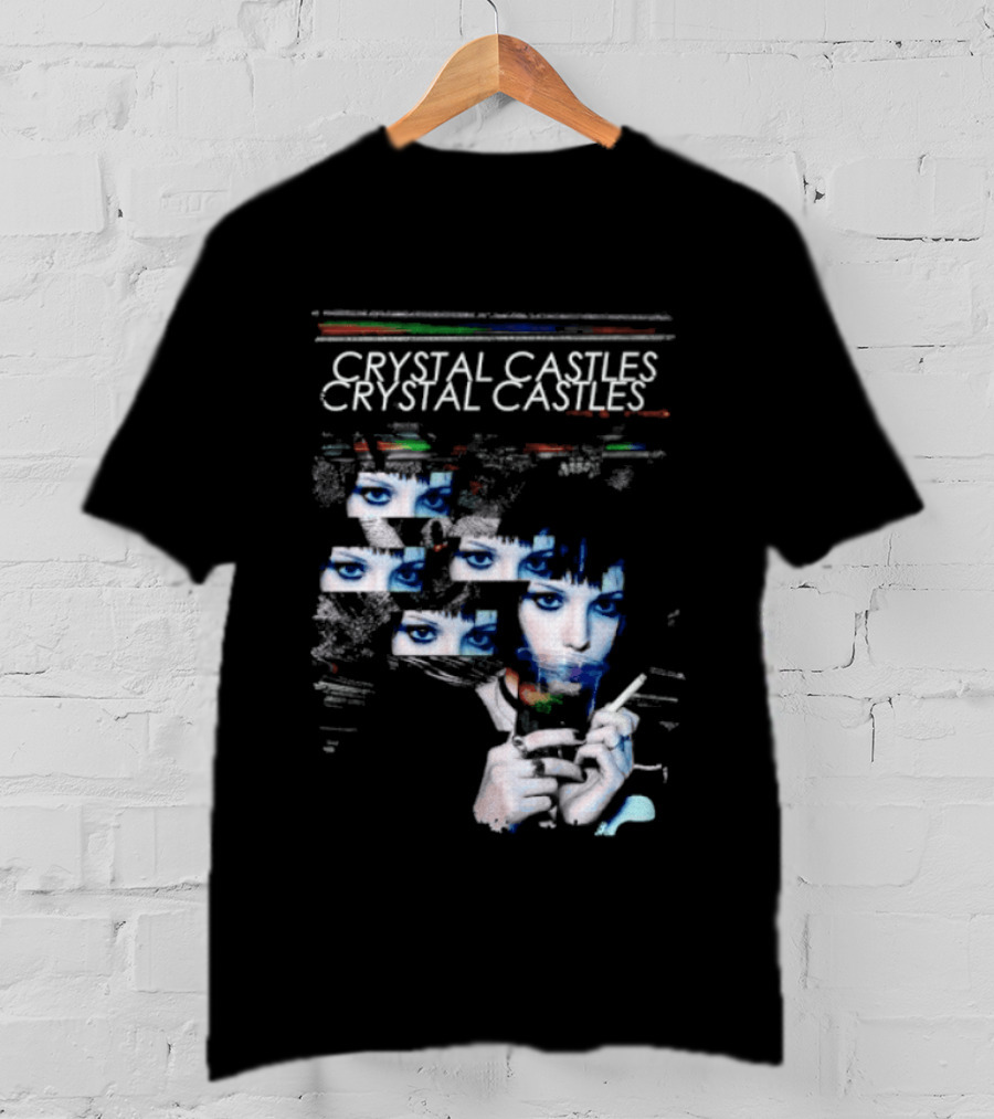 Crystal Castles Alice Glass Glitch T-Shirt