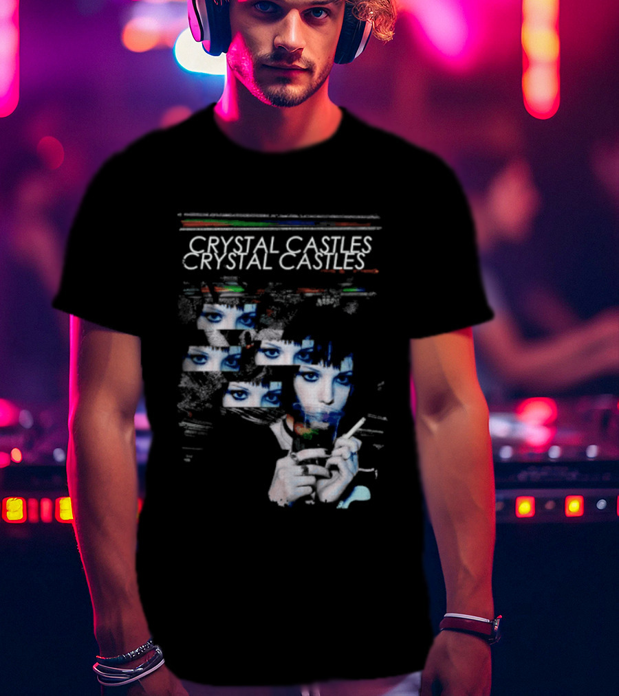 Crystal Castles Alice Glass Glitch T-Shirt