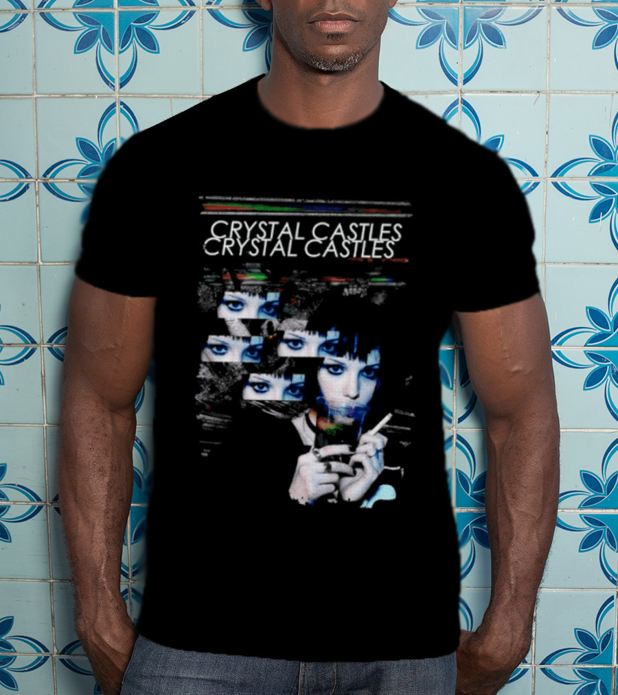Crystal Castles Alice Glass Glitch T-Shirt