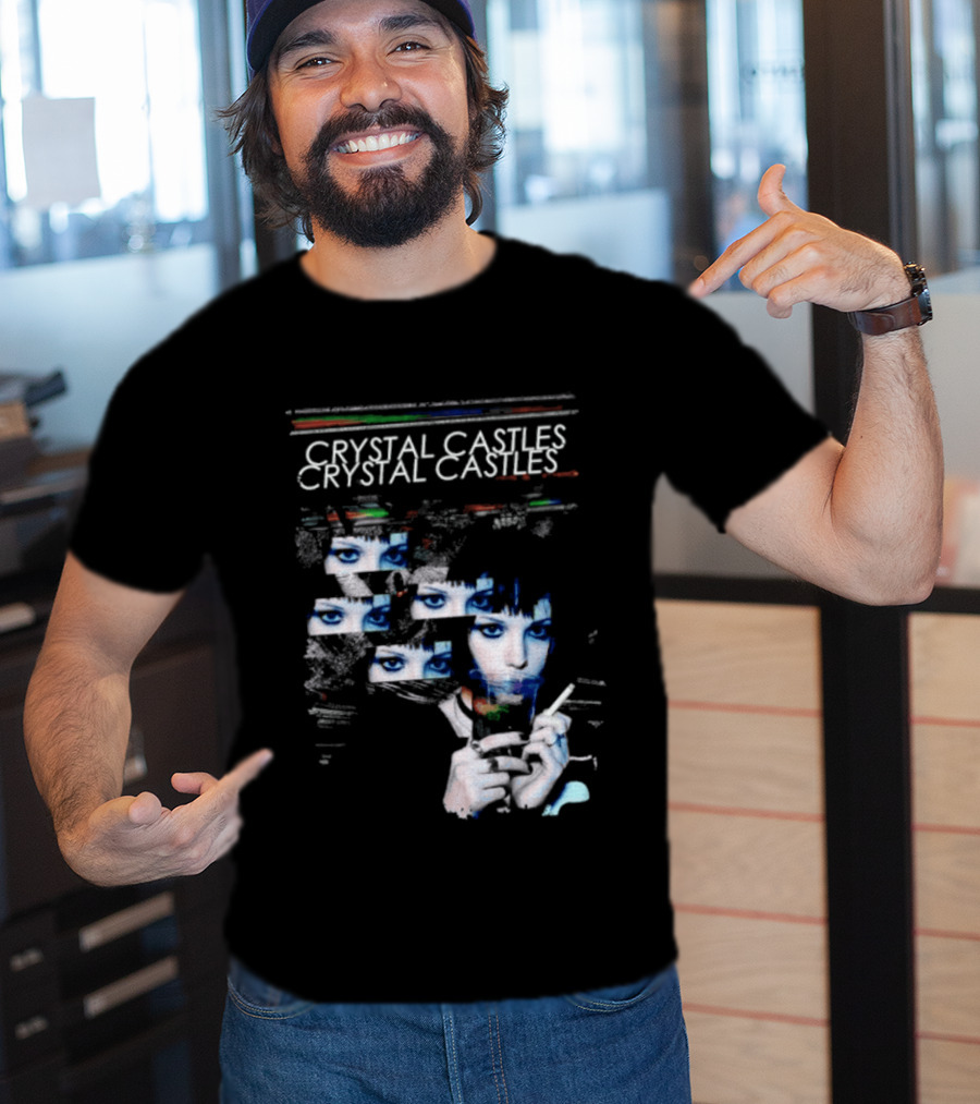 Crystal Castles Alice Glass Glitch T-Shirt