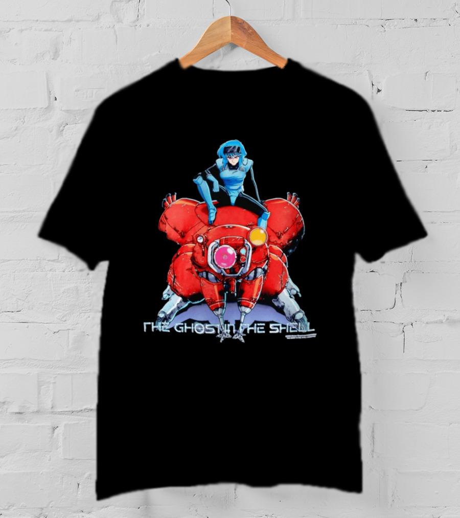 Motoko Kusanagi On Tachikoma The Ghost In The Shell Anime T-Shirt