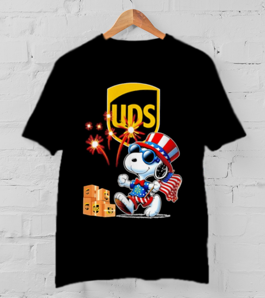 Snoopy UPS 250th Anniversary America 1776 2026 Celebration T-Shirt