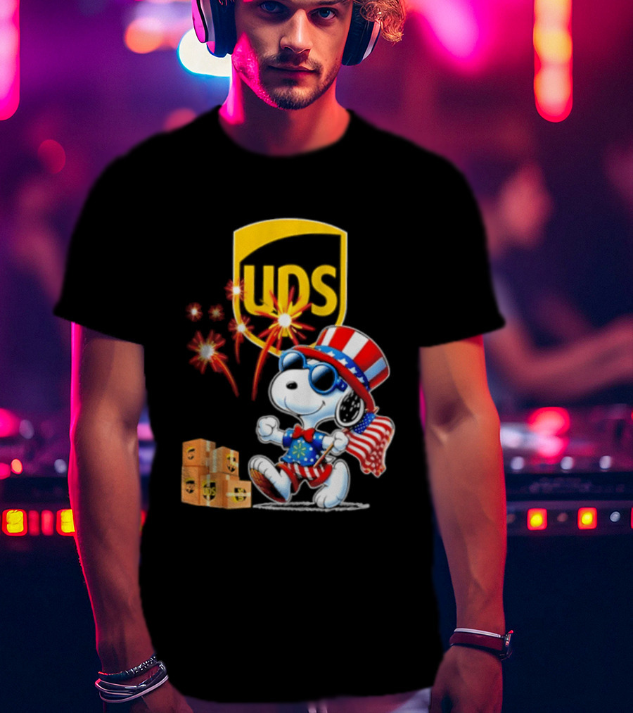 Snoopy UPS 250th Anniversary America 1776 2026 Celebration T-Shirt