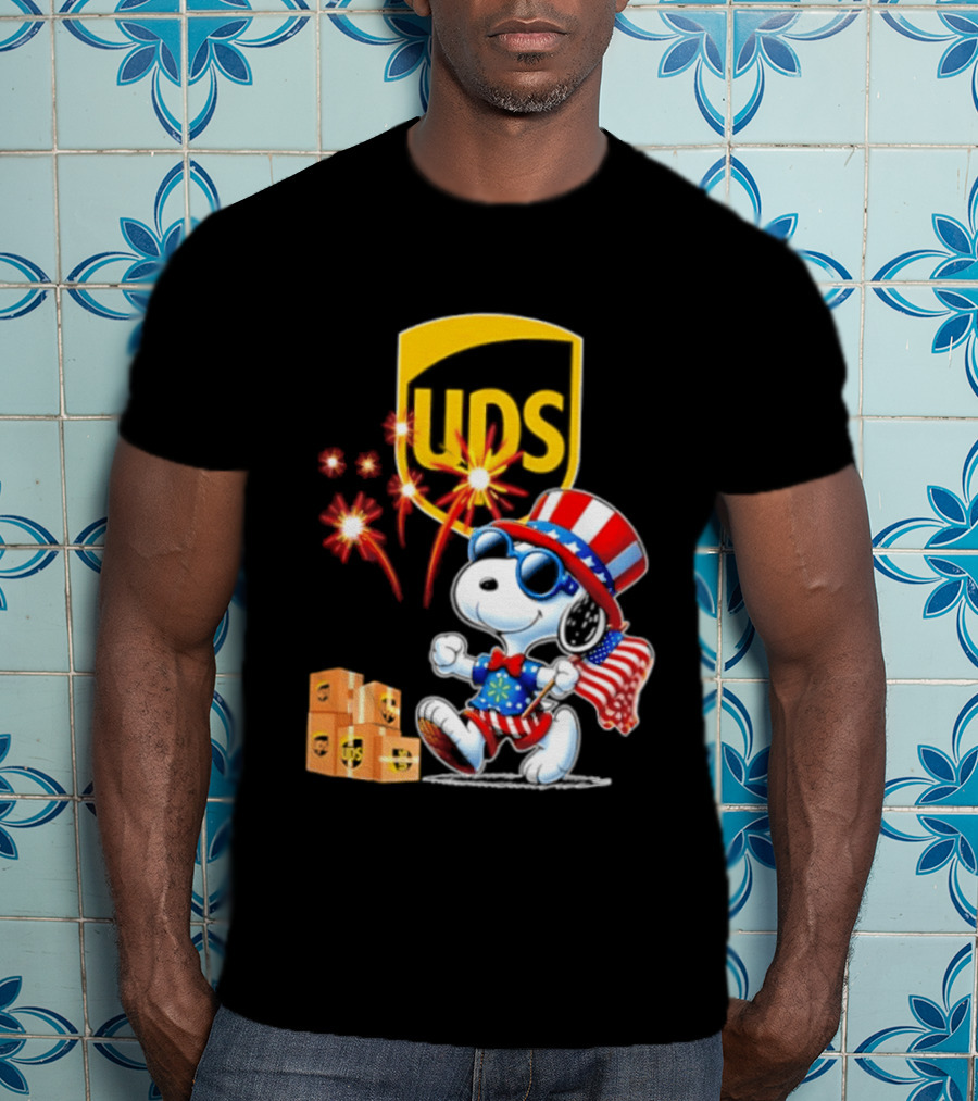 Snoopy UPS 250th Anniversary America 1776 2026 Celebration T-Shirt