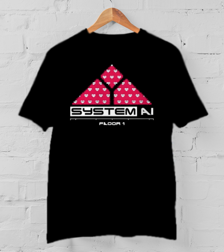 System AI Floor 1 Triangular Heart T-Shirt