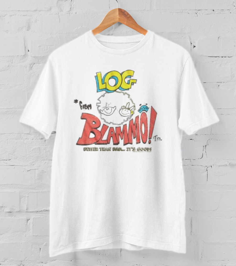 Log Blammo Better Than Bad It's Good Ren & Stimpy T-Shirt