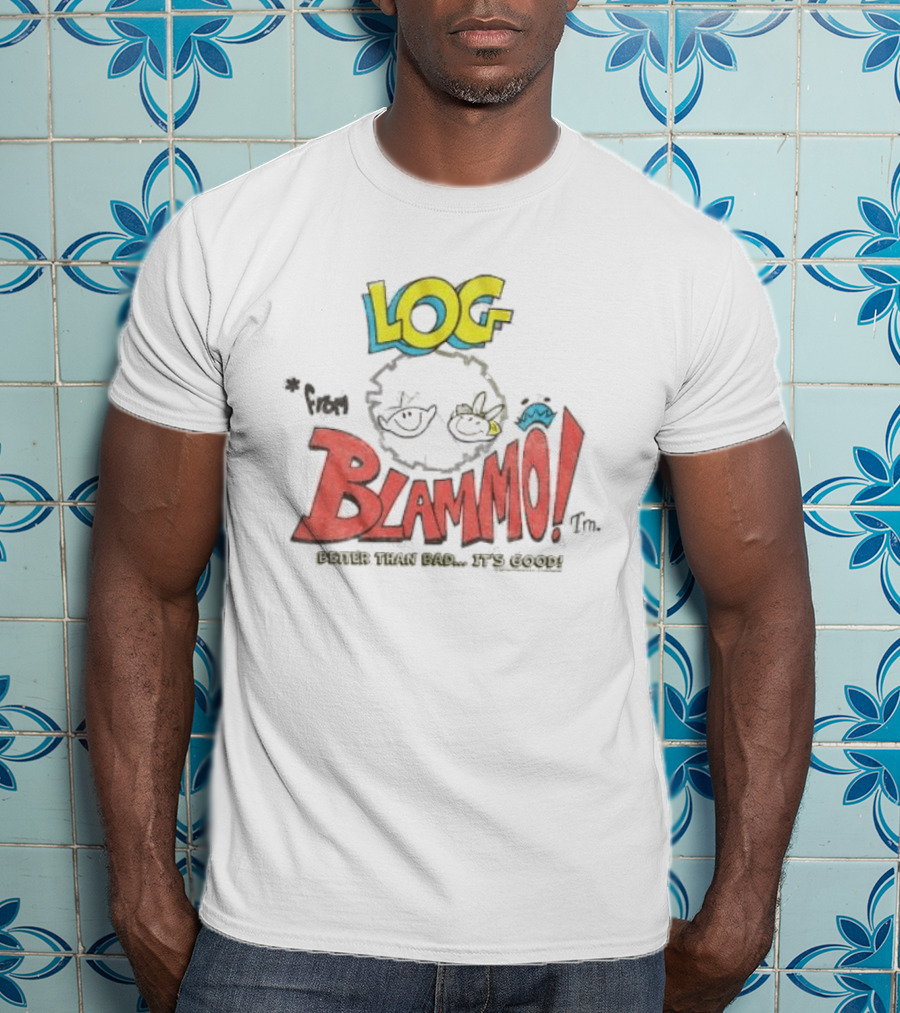 Log Blammo Better Than Bad It's Good Ren & Stimpy T-Shirt