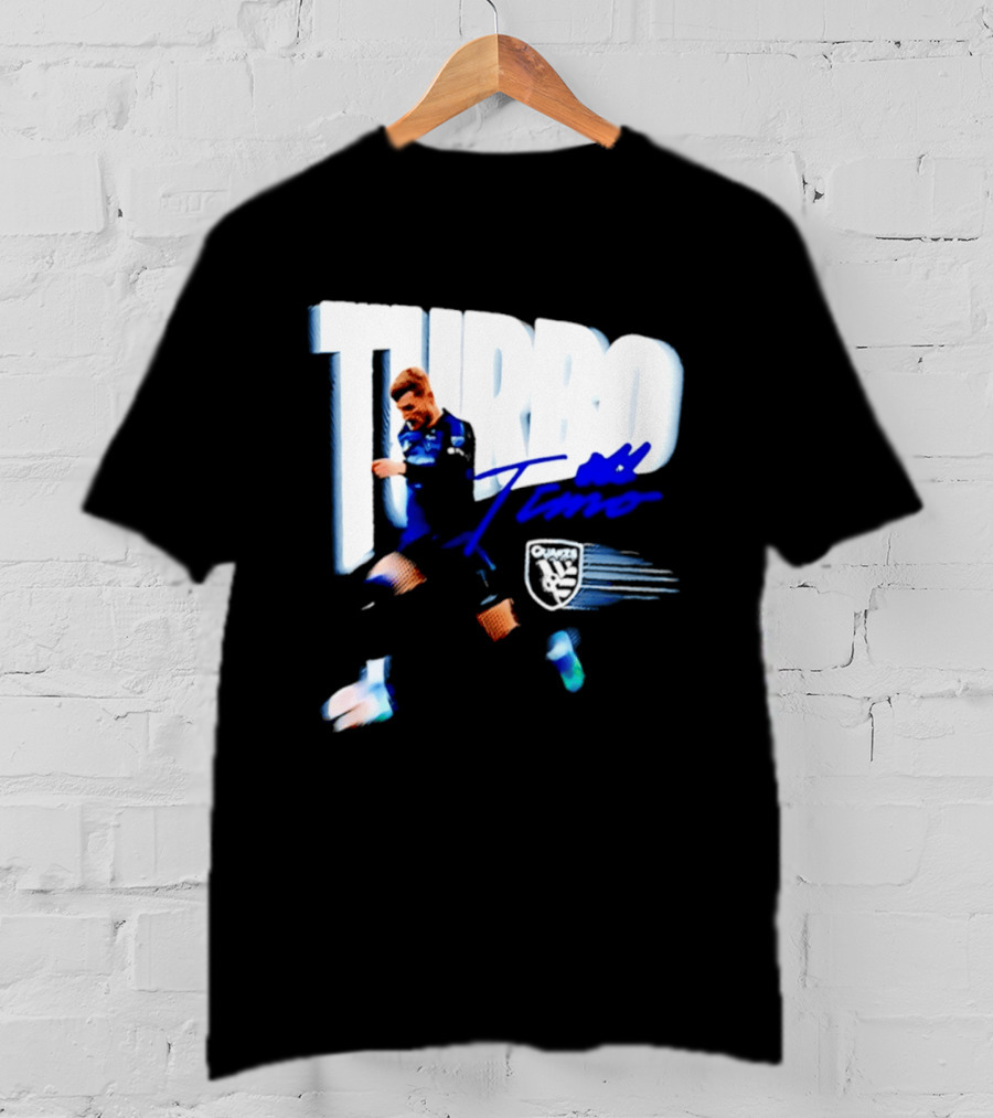 Turbo Timo San Jose Earthquakes Soccer Player Promotion T-Shirt