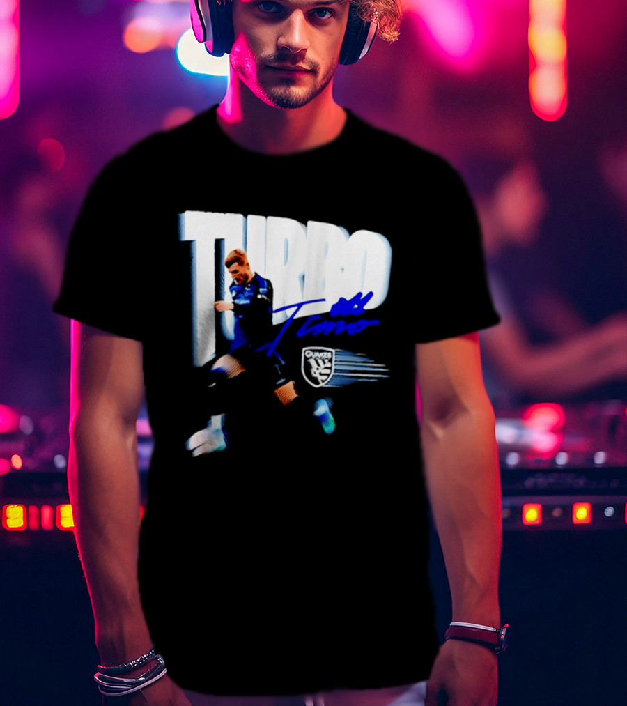 Turbo Timo San Jose Earthquakes Soccer Player Promotion T-Shirt