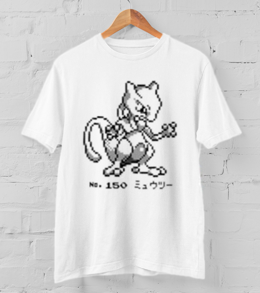 BTS RM Namjoon Uniqlo UT Pokemon Mewtwo Maitreya Fanglobal Collaboration T-Shirt