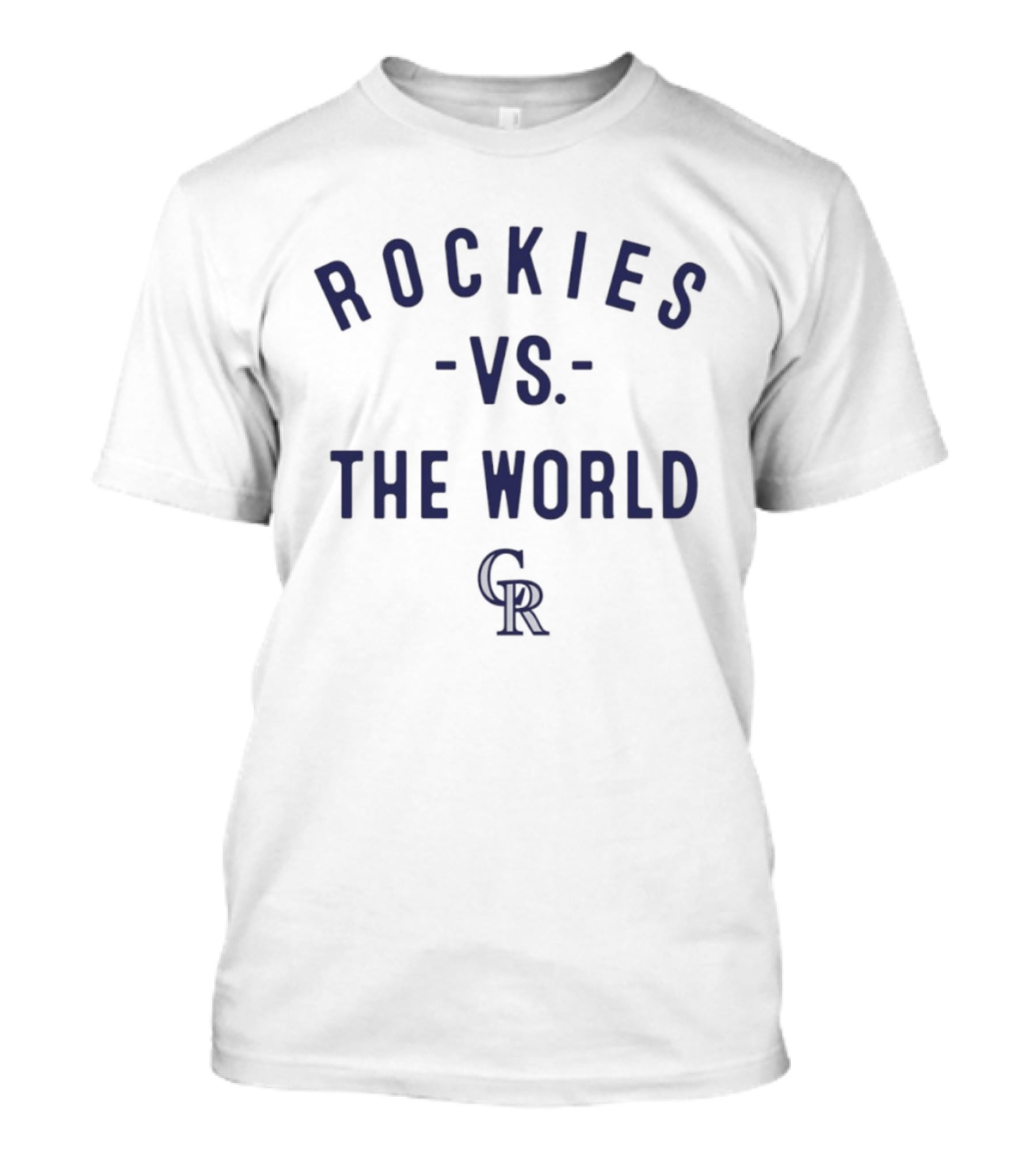 Rockies Vs The World CR 2026 MLB Season Colorado T-Shirt