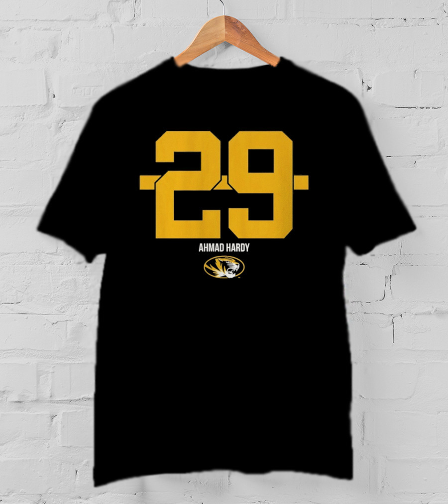 Ahmad Hardy 29 Missouri Tigers NCAA Football T-Shirt