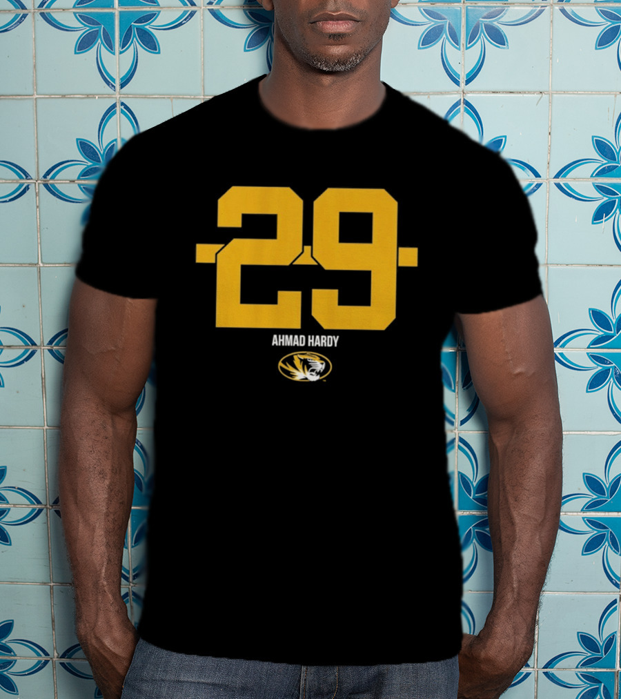 Ahmad Hardy 29 Missouri Tigers NCAA Football T-Shirt
