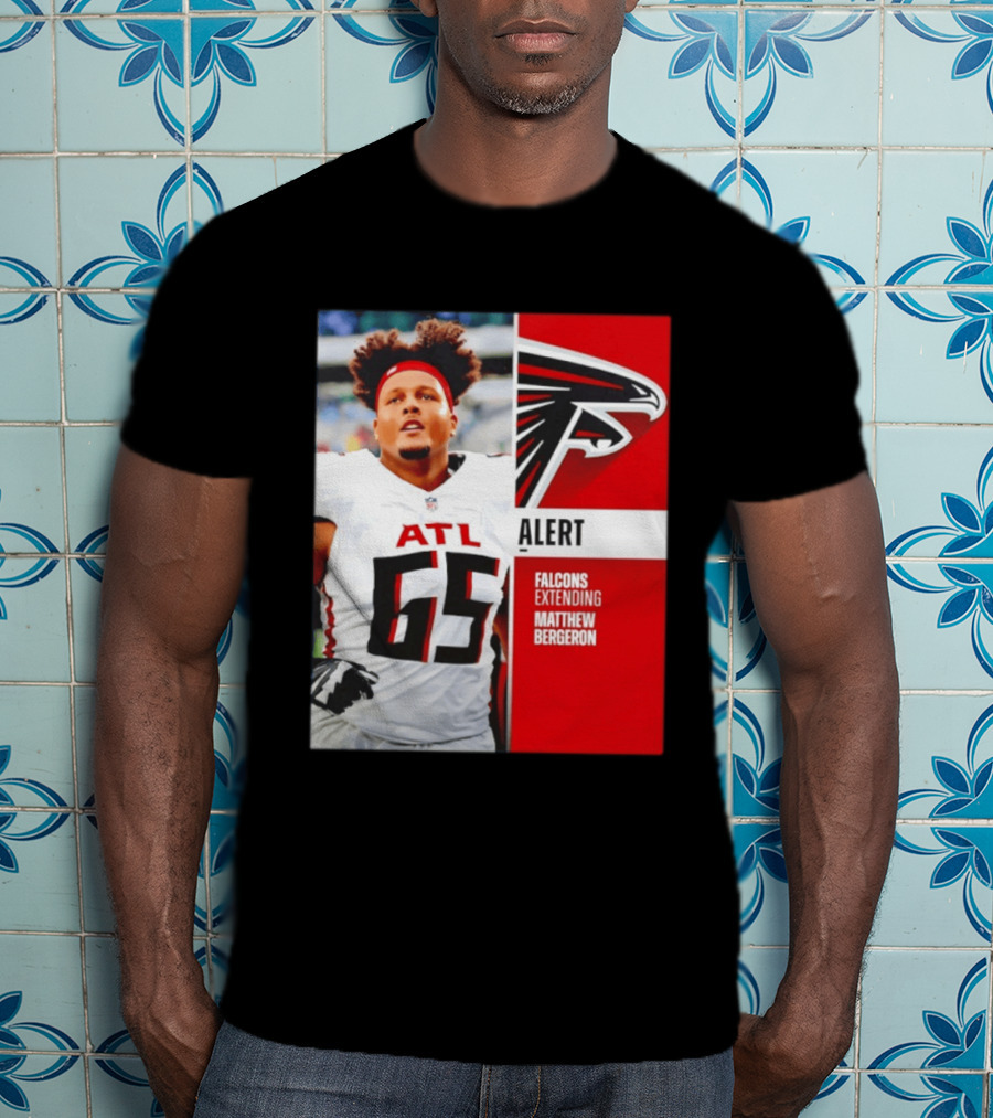 Atlanta Alert Falcons Extending Matthew Bergeron 2026 Season T-Shirt