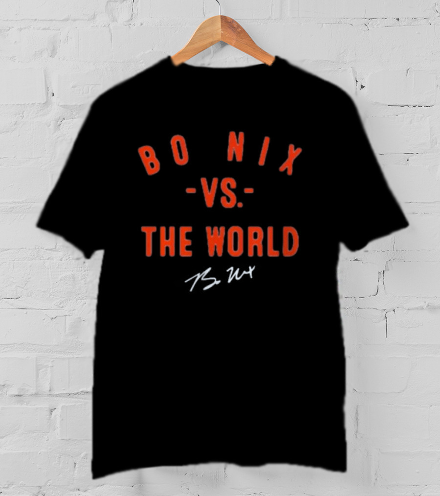 Bo Nix Vs The World NFLPA Competition Challenge T-Shirt