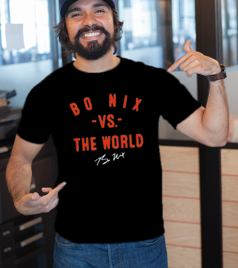 Bo Nix Vs The World NFLPA Competition Challenge T-Shirt