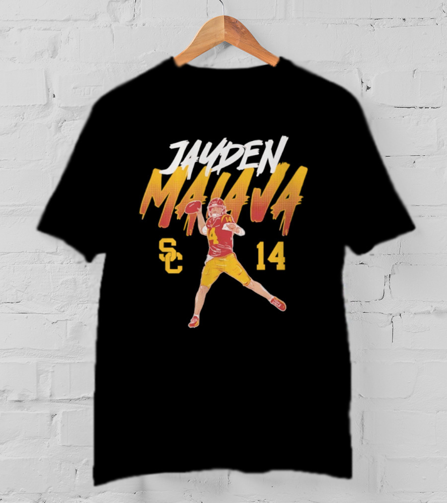 Jayden Maiava 14 USC Trojans Football SC 14 T-Shirt