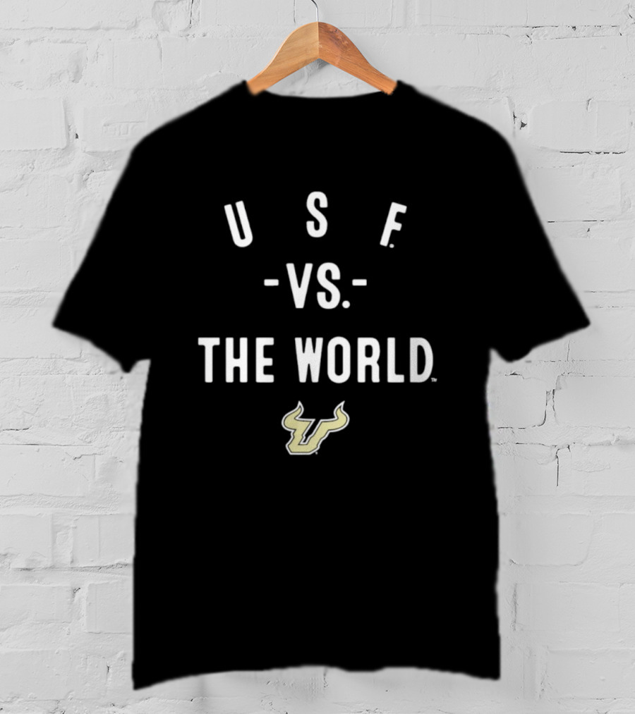USF Bulls Vs The World 2026 NCAA Season South Florida T-Shirt