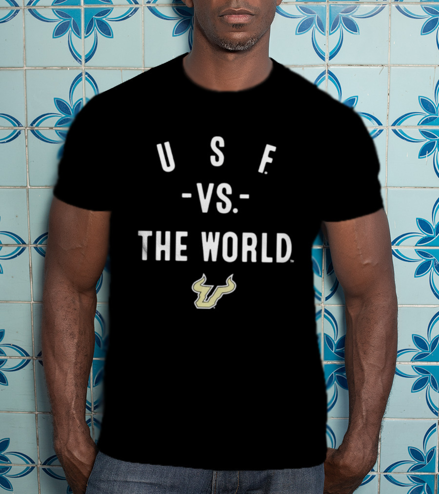 USF Bulls Vs The World 2026 NCAA Season South Florida T-Shirt