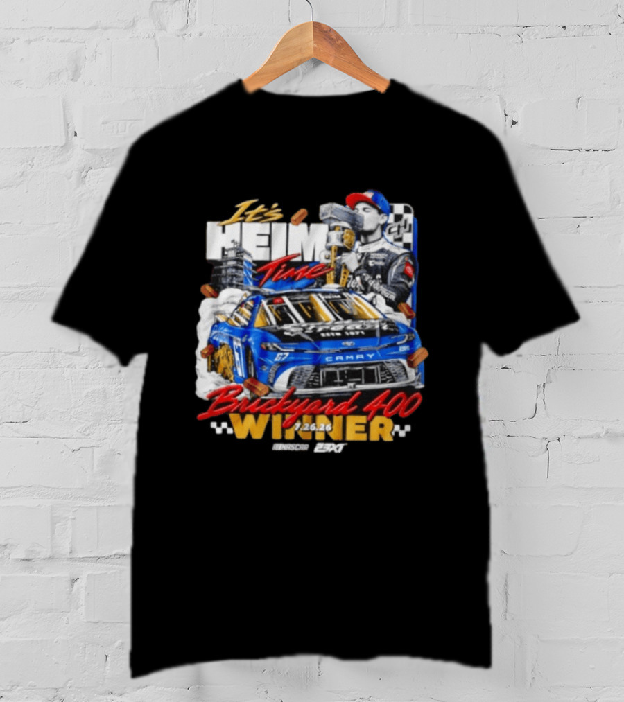 Heim Time Corey Heim 23XI Racing Brickyard 400 Winner 2026 T-Shirt