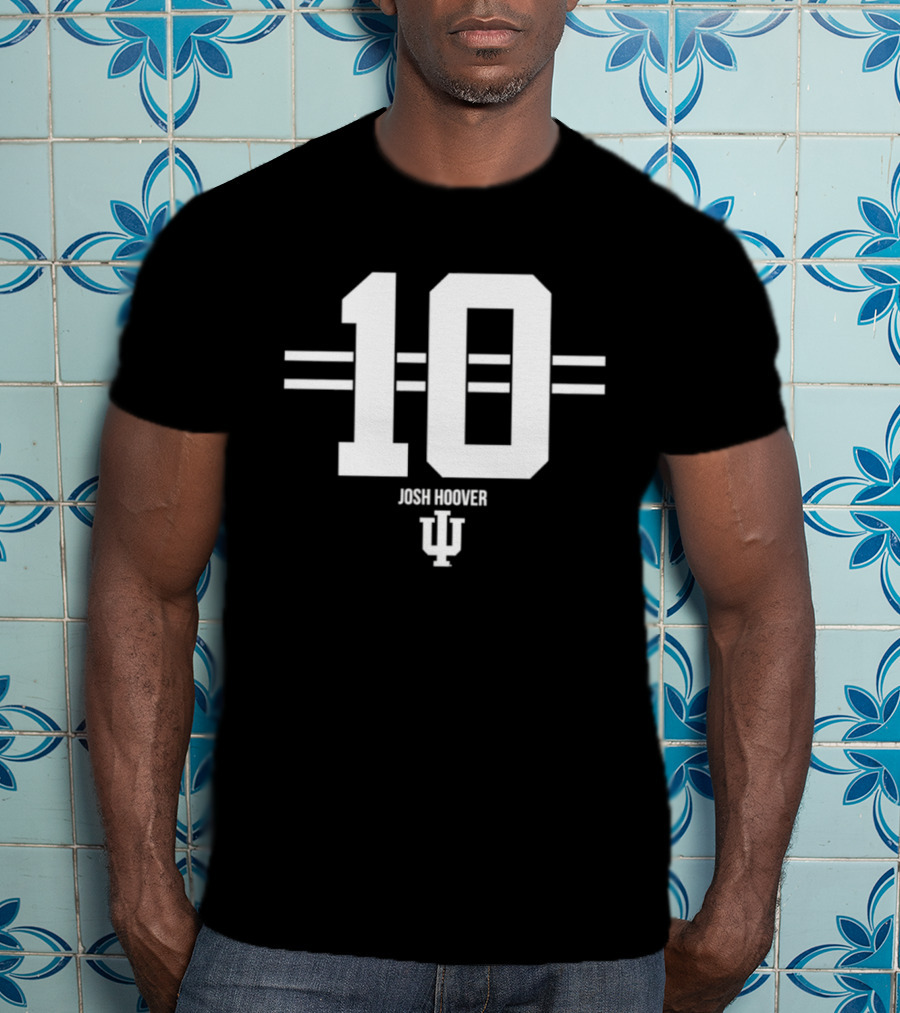 Josh Hoover 10 Indiana Hoosiers NCAA Football IU T-Shirt