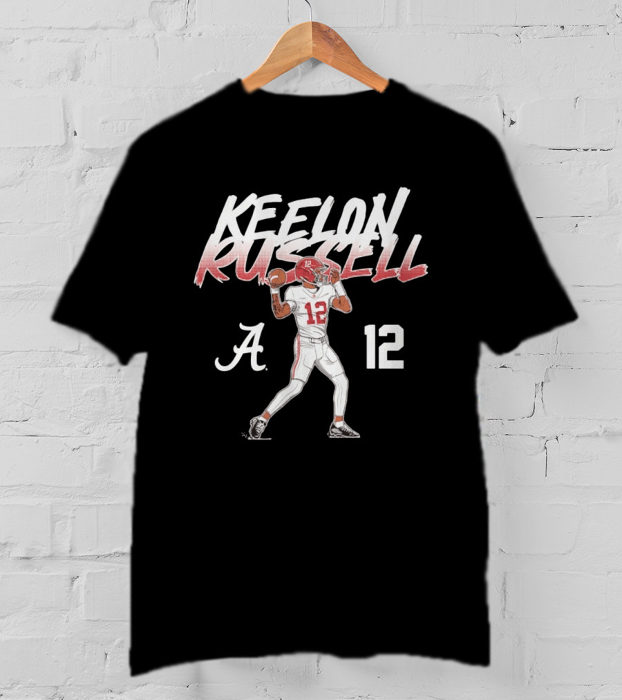 Keelon Russell 12 Alabama Crimson Tide NCAA Football Player T-Shirt