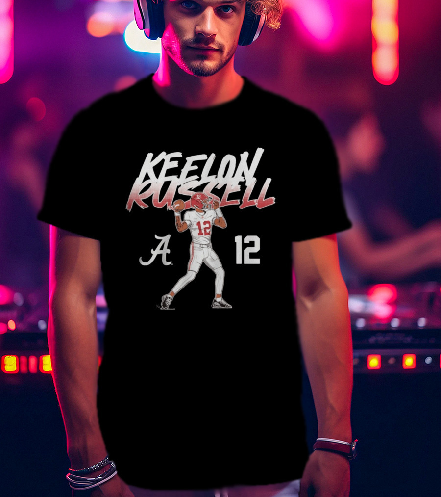 Keelon Russell 12 Alabama Crimson Tide NCAA Football Player T-Shirt