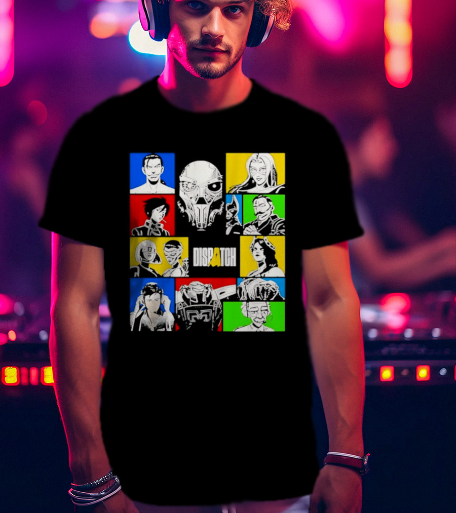 Blizzard Entertainment Over Hero Ensemble Characters T-Shirt