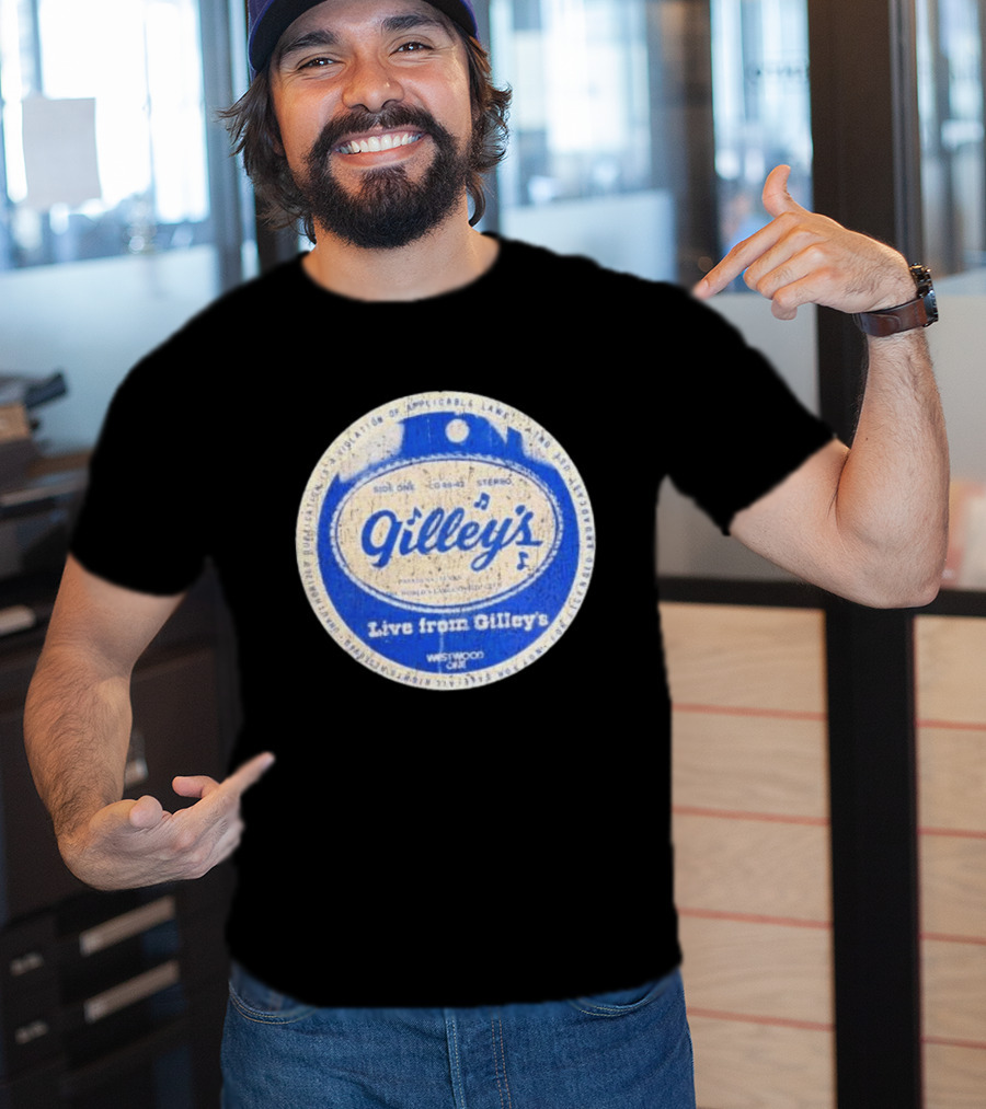 Live From Gilley's Pasadena Texas Side One LC 8642 Stereo Westwood One Nite Club T-Shirt