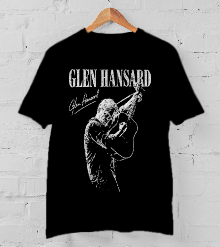 Glen Hansard Signature With Guitar Player T-Shirt