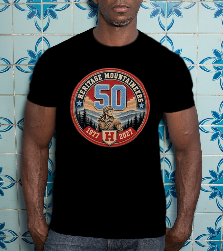 Heritage Mountaineers 50 1977 2027 Anniversary T-Shirt